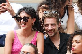 2025 French Open - Celebrities In Stands Day 7 NB