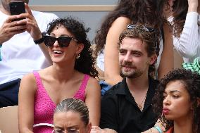 2025 French Open - Celebrities In Stands Day 7 NB