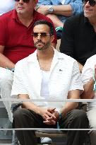 2025 French Open - Celebrities In Stands Day 7 NB