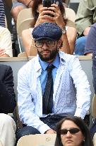 2025 French Open - Celebrities In Stands Day 7 NB