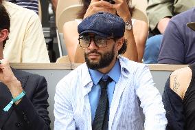 2025 French Open - Celebrities In Stands Day 7 NB