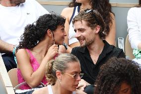 2025 French Open - Celebrities In Stands Day 7 NB