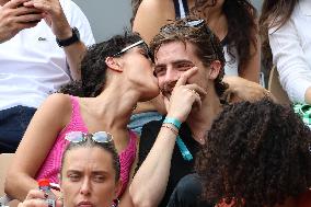 2025 French Open - Celebrities In Stands Day 7 NB