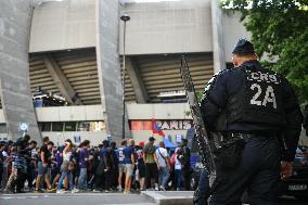 Champions League PSG vs Inter Milan - security - FA