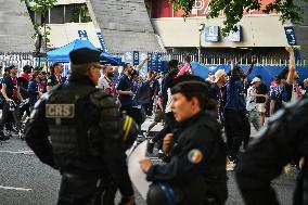Champions League PSG vs Inter Milan - security - FA