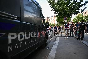 Champions League PSG vs Inter Milan - security - FA