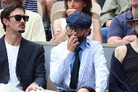 2025 French Open - Celebrities In Stands Day 7 NB