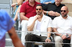 2025 French Open - Celebrities In Stands Day 7 NB