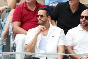 2025 French Open - Celebrities In Stands Day 7 NB