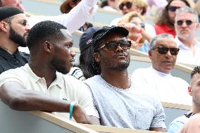 2025 French Open - Celebrities In Stands Day 7 NB