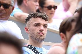 2025 French Open - Celebrities In Stands Day 7 NB