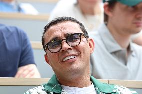 2025 French Open - Celebrities In Stands Day 7 NB