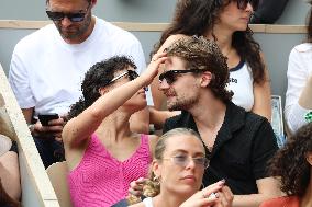 2025 French Open - Celebrities In Stands Day 7 NB