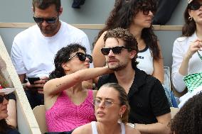 2025 French Open - Celebrities In Stands Day 7 NB