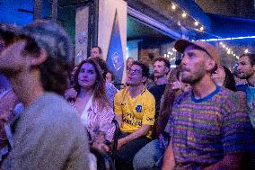 Atmosphere in paris bars after the PSG - Inter Milan match - Paris AJ