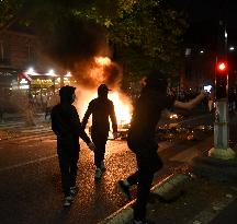 PSG supporters celebrate Champions League winning - Paris