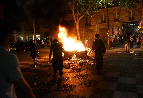 PSG supporters celebrate Champions League winning - Paris