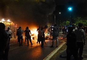 PSG supporters celebrate Champions League winning - Paris