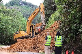 Road Collapse in Liuzhou