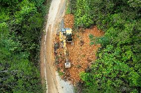 Road Collapse in Liuzhou