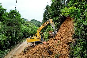 Road Collapse in Liuzhou