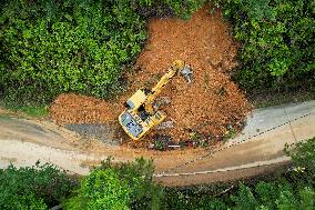 Road Collapse in Liuzhou