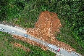 Road Collapse in Liuzhou