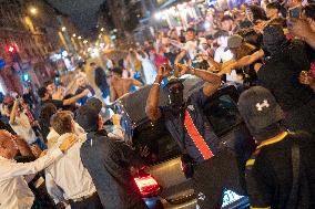 PSG Fans Celebrate Victory - UEFA Champions League Final - Paris