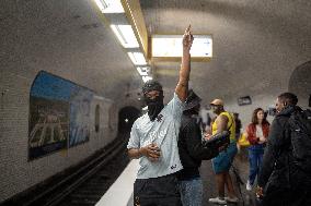 PSG Fans Celebrate Victory - UEFA Champions League Final - Paris