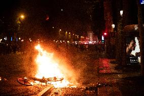 Clashes Between PSG Fans And The Police - Paris