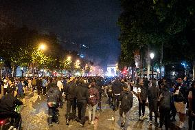 Clashes Between PSG Fans And The Police - Paris
