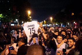 Clashes Between PSG Fans And The Police - Paris