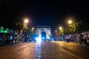 Clashes Between PSG Fans And The Police - Paris