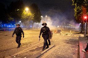 Clashes Between PSG Fans And The Police - Paris