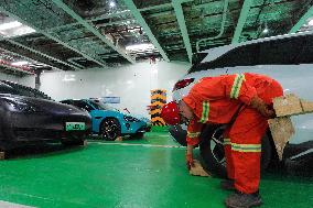 First New Energy Vehicle Transportation Dedicated Line in Bohai