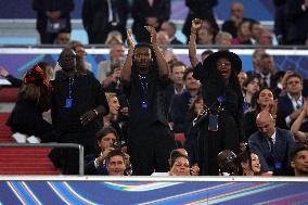 Lian Thuram and Family At UEFA Champions League Final - Munich