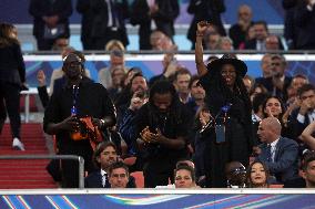 Lian Thuram and Family At UEFA Champions League Final - Munich