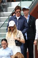 2025 French Open - Celebrities In Stands Day 8 NB