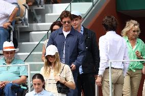 2025 French Open - Celebrities In Stands Day 8 NB
