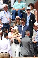 2025 French Open - Celebrities In Stands Day 8 NB