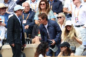 2025 French Open - Celebrities In Stands Day 8 NB