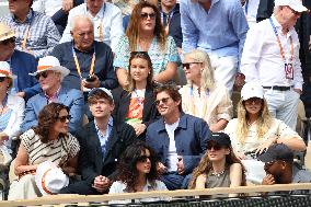 2025 French Open - Celebrities In Stands Day 8 NB