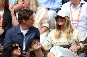 2025 French Open - Celebrities In Stands Day 8 NB