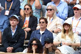 2025 French Open - Celebrities In Stands Day 8 NB