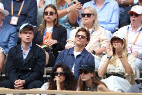 2025 French Open - Celebrities In Stands Day 8 NB