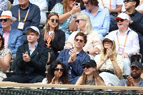 2025 French Open - Celebrities In Stands Day 8 NB