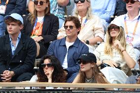 2025 French Open - Celebrities In Stands Day 8 NB