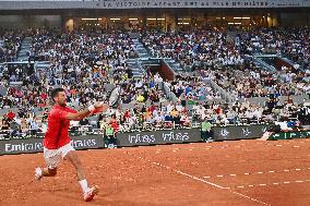 2025 French Open - Novak Djokovic Day 7
