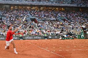 2025 French Open - Novak Djokovic Day 7
