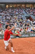 2025 French Open - Novak Djokovic Day 7